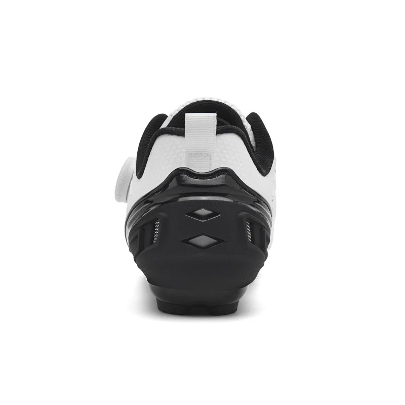Chaussures de cyclisme vélo de route hommes blanc respirant SPD auto-verrouillage taquet course vélo de route chaussures femmes plat vtt vélo baskets