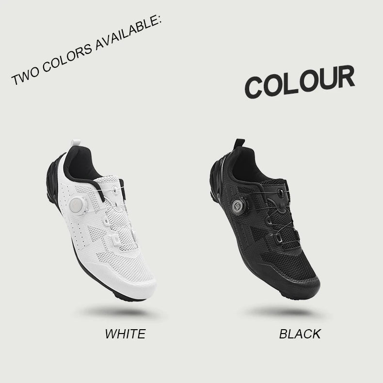 Chaussures de cyclisme vélo de route hommes blanc respirant SPD auto-verrouillage taquet course vélo de route chaussures femmes plat vtt vélo baskets