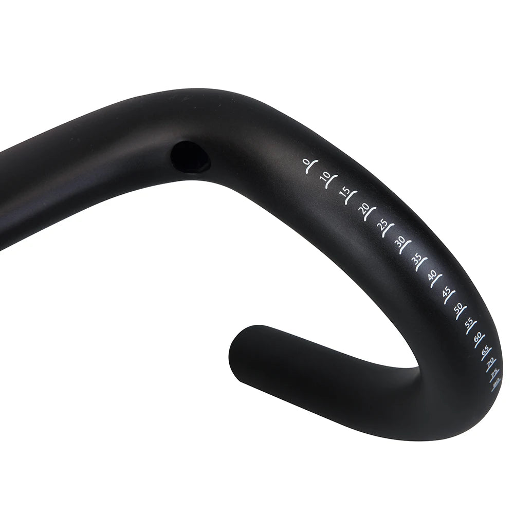 2024 nouveau gravier 14 degrés poignée de vélo en fibre de carbone T1000 guidon de vélo Ultra léger 34 36 38 40 42 44 cm guidon de chute