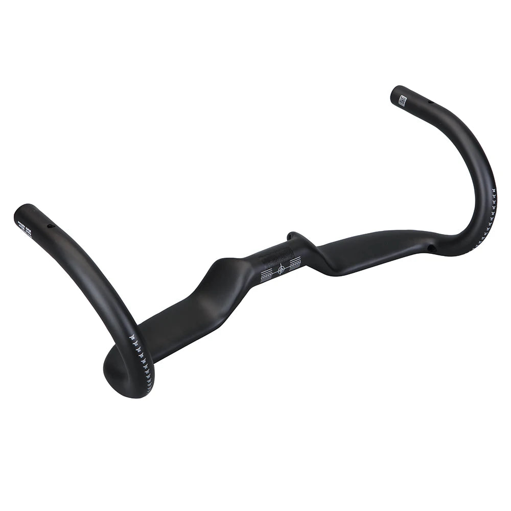 2024 nouveau gravier 14 degrés poignée de vélo en fibre de carbone T1000 guidon de vélo Ultra léger 34 36 38 40 42 44 cm guidon de chute