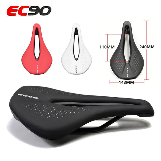 EC90 selle vtt vélos de route Sillin PU ultraléger respirant confortable coussin de siège VTT course selle pièces composants