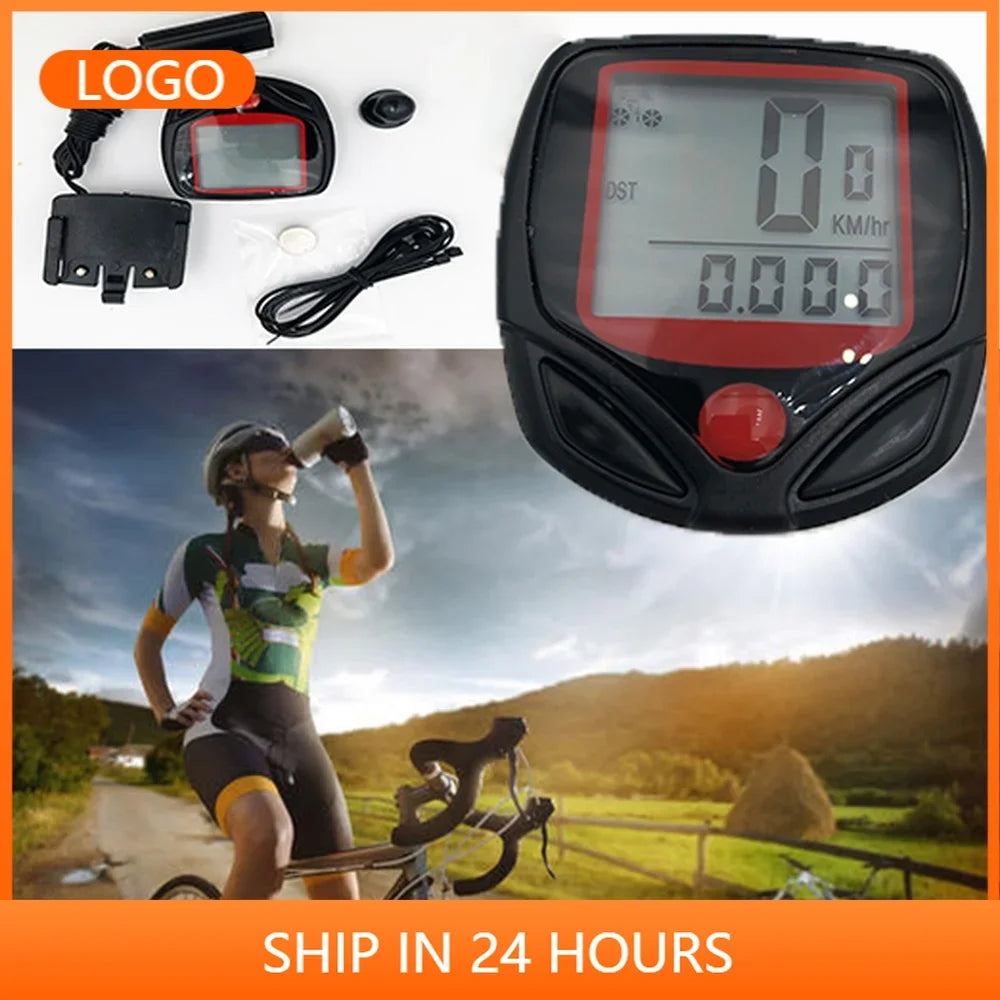 Compteur de vélo étanche, affichage Lcd, ordinateur numérique, compteur de vitesse, ordinateur de cyclisme