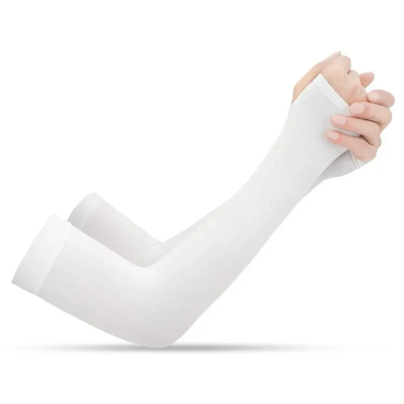 Bras de cyclisme été tissu de glace manches de cyclisme Protection solaire unisexe respirant course manches de volley-ball en plein air X-TIGER cyclisme