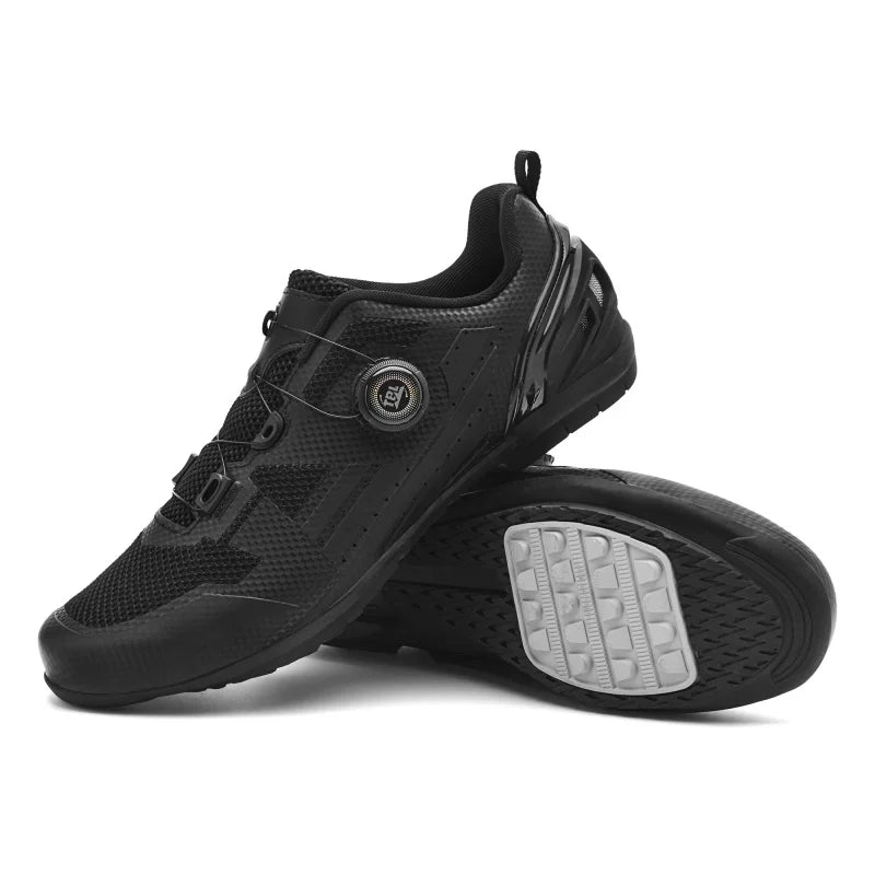 Chaussures de cyclisme vélo de route hommes blanc respirant SPD auto-verrouillage taquet course vélo de route chaussures femmes plat vtt vélo baskets