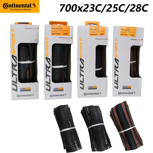2 pièces Continental ULTRA SPORT III pneu de vélo de route Anti-crevaison pneu de route pliant 700x23C/25C/28C pneus de vélo de route légers