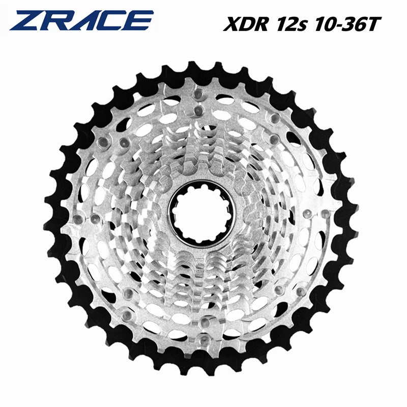 2024 Nouveau! Cassette ZRACE XDR 12 vitesses pour route/chevier, CNC entièrement creuse et super légère, 10-28T / 10-33T / 10-36T / 10-44T