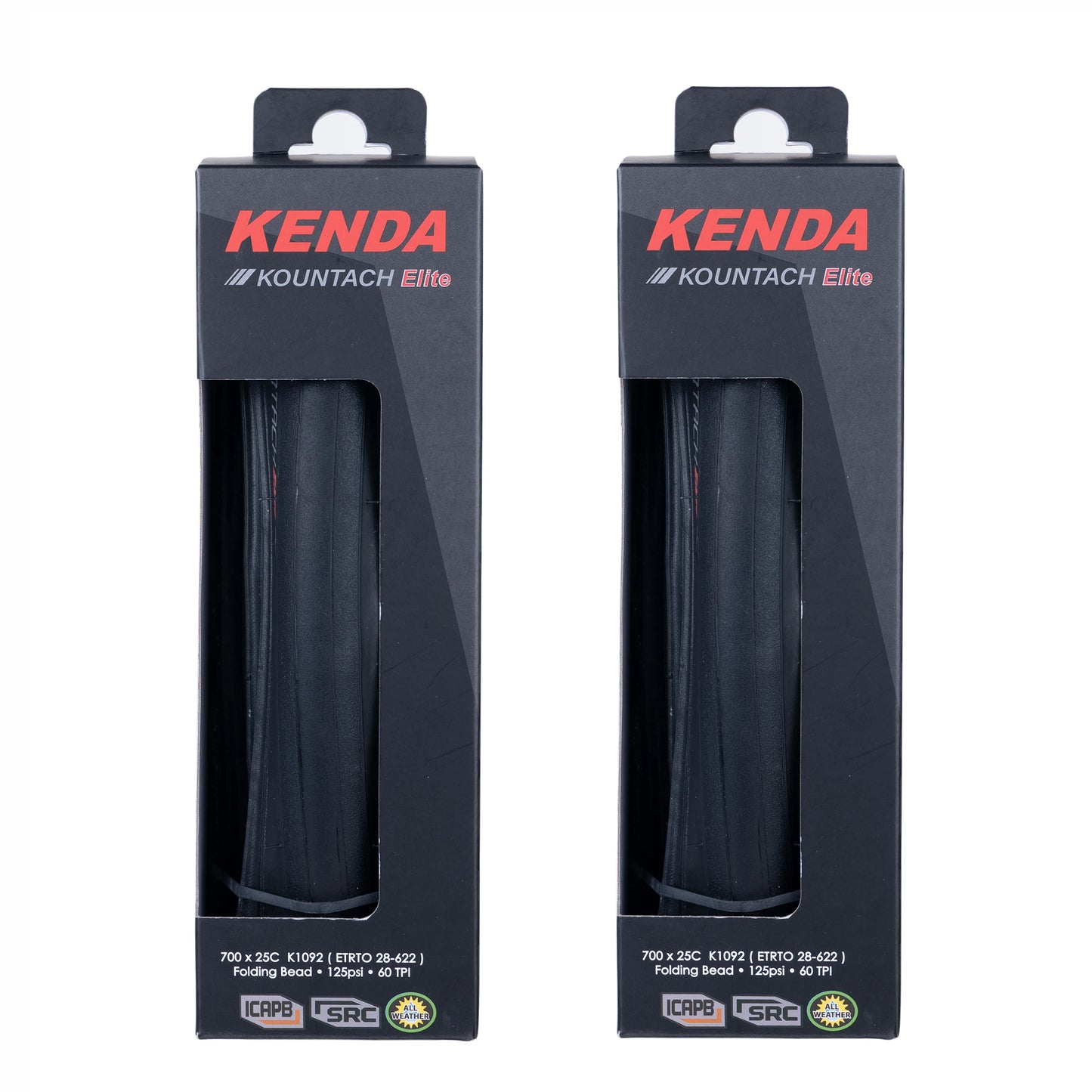 2 pièces Kenda K1092 pneu de vélo 700x25C KOUNTACH ELITE perle pliante pneu de vélo de route bouchon de fer ceinture Anti-crevaison couche de Protection