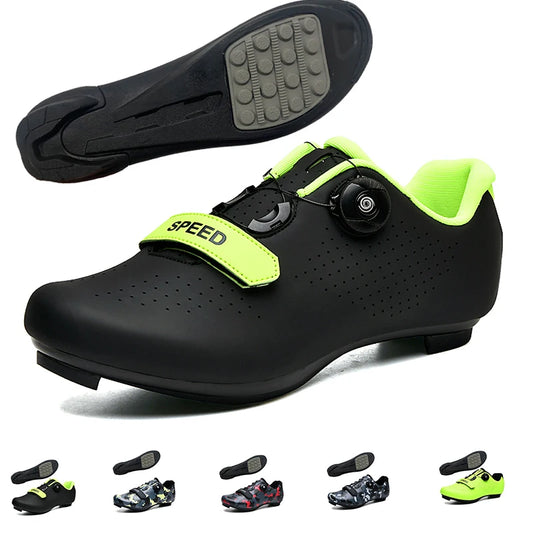 Chaussures de cyclisme chaussures de sport de cyclisme sans serrure pour hommes SPD chaussures de cyclisme de course sur route vtt chaussures de cyclisme de fond de montagne pour hommes