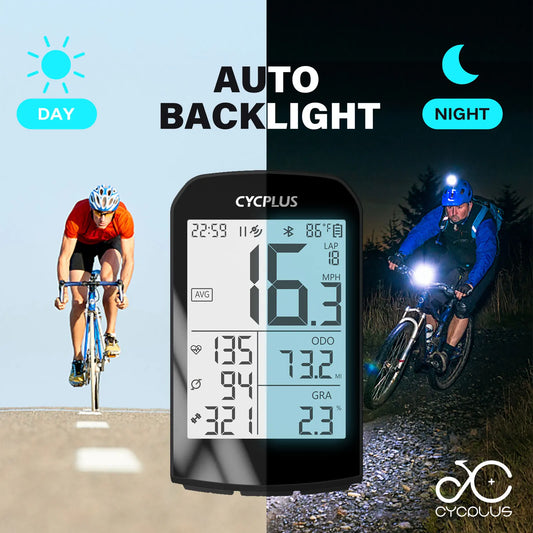 CYCPLUS-Ordinateur de vélo GPS Dallas, compteur de vitesse Bluetooth ANT +, capteur de vitesse sans fil, accessoires de vélo