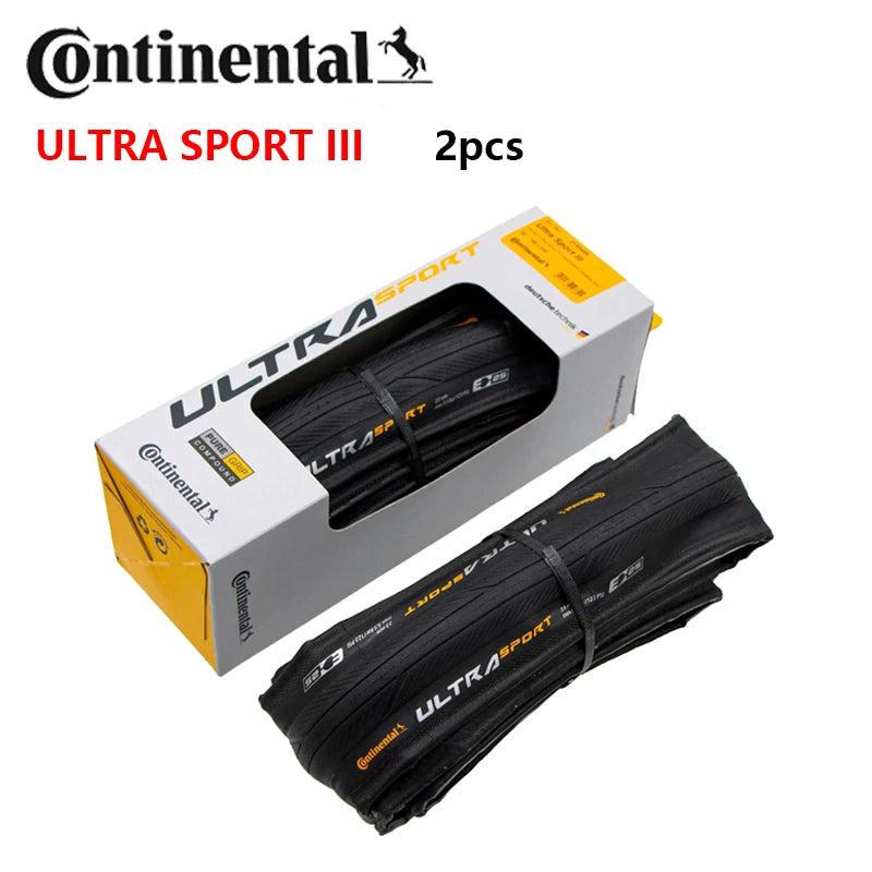 Continental ULTRA SPORT III pneu de vélo de route pliant Anti-crevaison pneus de vélo 700x23c/700x25c/700x28c noir/café Original
