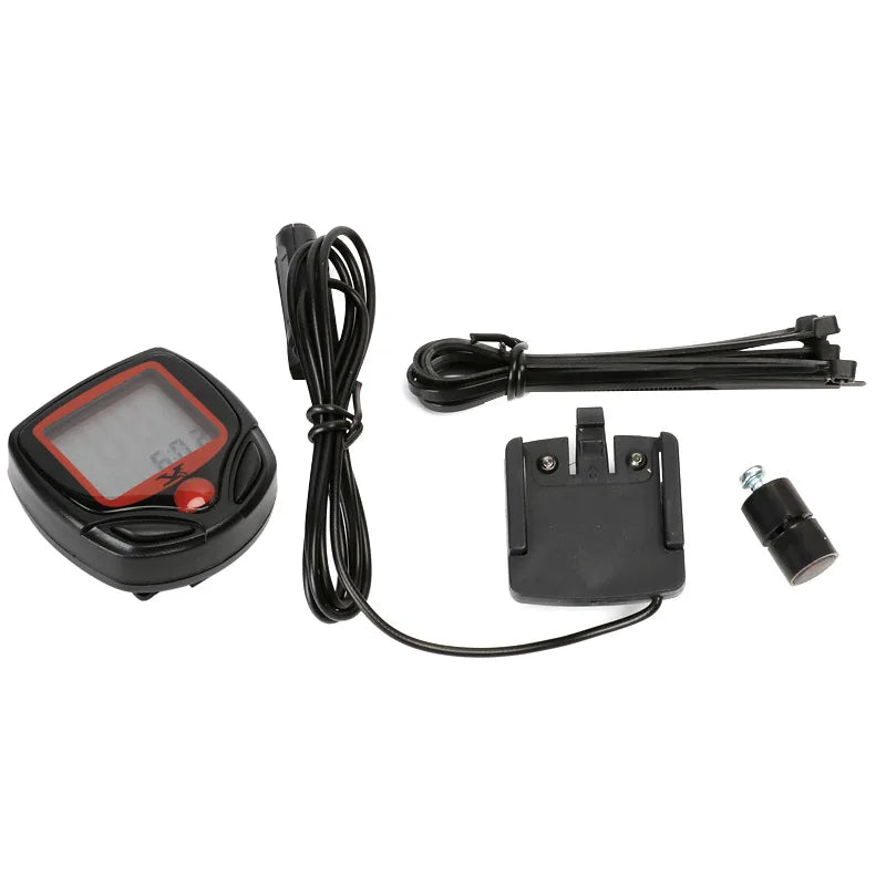 Compteur de vélo étanche, affichage Lcd, ordinateur numérique, compteur de vitesse, ordinateur de cyclisme