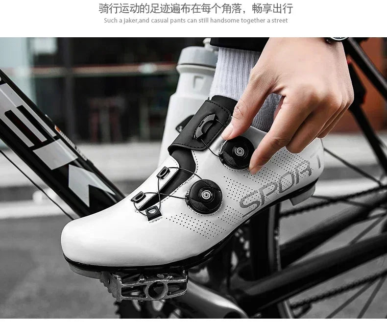 Chaussures de cyclisme professionnelles pour hommes et femmes