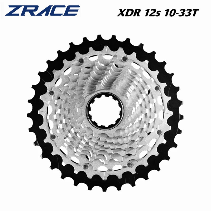 2024 Nouveau! Cassette ZRACE XDR 12 vitesses pour route/chevier, CNC entièrement creuse et super légère, 10-28T / 10-33T / 10-36T / 10-44T