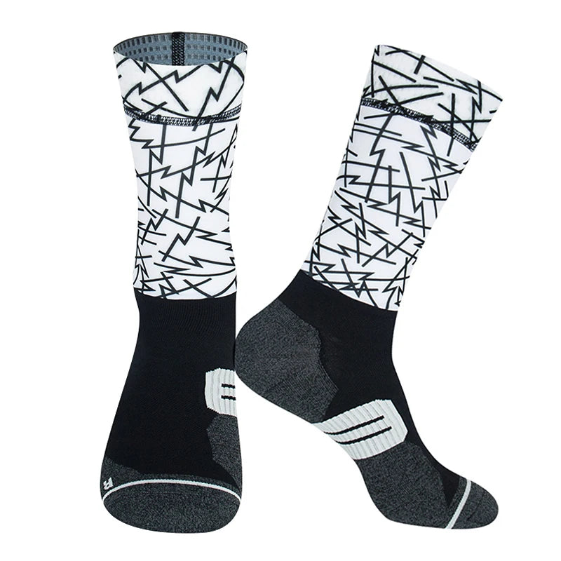 Chaussettes de Sport à Compression Anti-vélo, antidérapantes, professionnelles, pour hommes et femmes, de rue, de course, de cyclisme, 2024