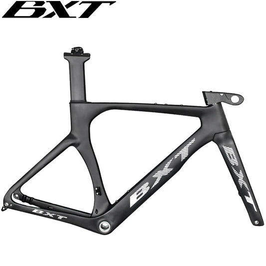 BXT-Cadre de vélo TT entièrement en fibre de carbone, cadre de course contre la montre, frein à disque, vélo de route, TriDuvet, T1000