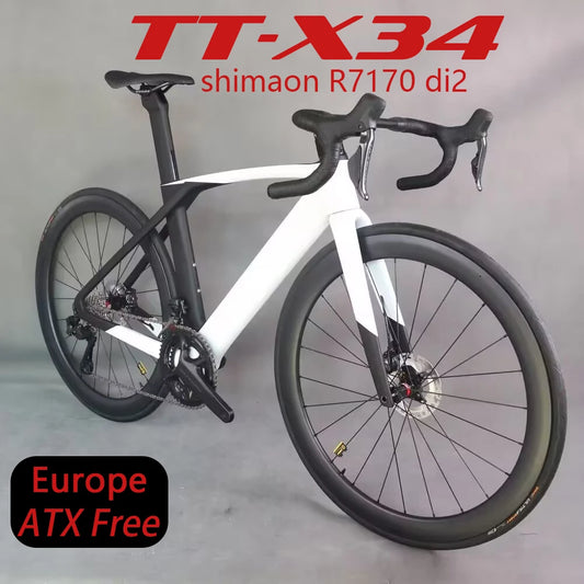 24 vitesses plein interne câble disque vélo de route TT-X34 Ultegra Di2 groupe Aero inviter vélo électronique changement de vitesse