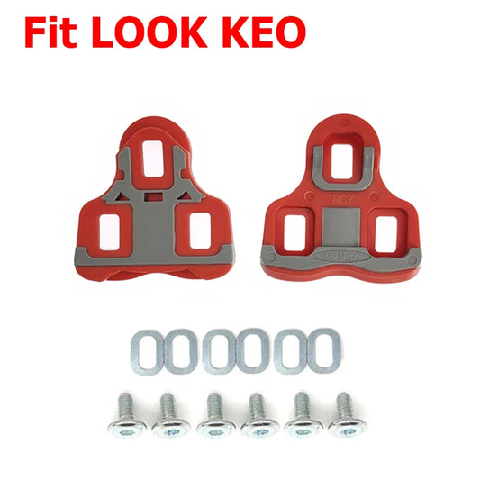 Crampons de pédale de verrouillage pour cyclisme sur route, pour LOOK KEO, chaussures de vélo de route ultralégères et antidérapantes, crampons de pédale autobloquants, pièces de cyclisme